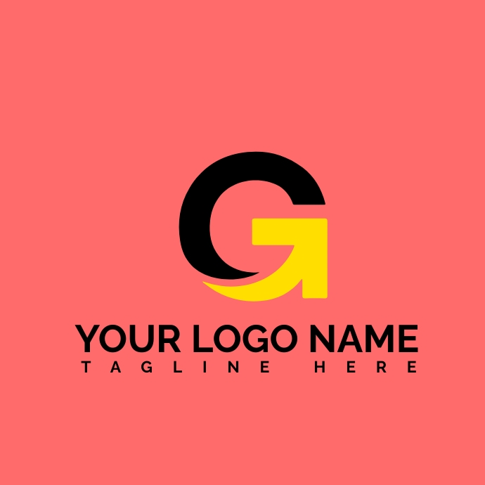 G logo design| Company logo Logotyp template
